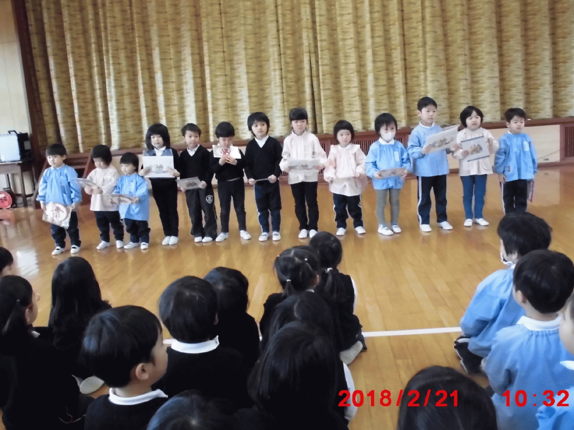 ２０１８年２月21日 水 2月お誕生会 学校法人聖ヨゼフ学園 舞鶴聖母幼稚園